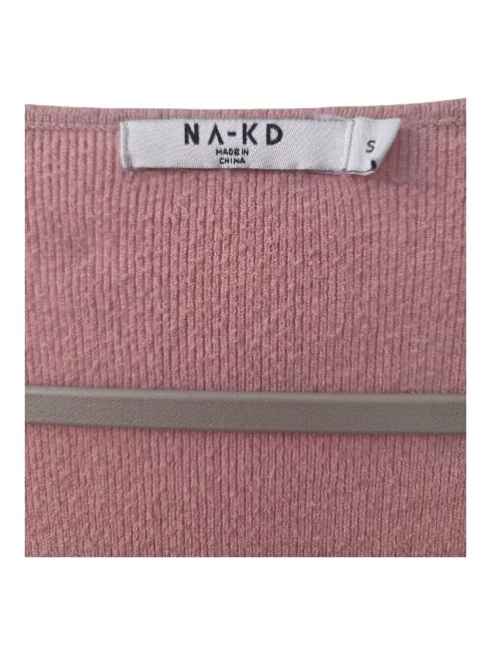 NA-KD Sweater Square Neck Balloon Sleeve Small - Picture 2 of 5